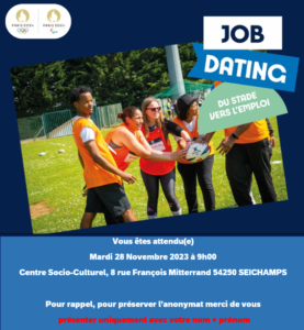 Gesal 54 Job Dating Du stade vers l'emploi rugby